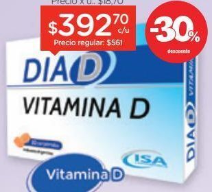 Farmacity Suplemento dietario isa dia d x 30 comprimidos oferta