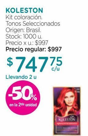 Farmacity Kit coloración. oferta