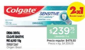 Farmacity Crema dental sensitive pro-alivio x 110 gr oferta