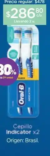 Farmacity Cepillo dental indicator extra soft x 2 un oferta