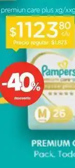 Farmacity Pampers pañales pampers premium care plus hipoalergénico megapack oferta