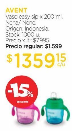 Farmacity Vaso avent easy sip para nene x 200 ml oferta