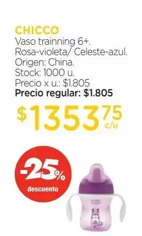 Farmacity Vaso trainning 6+. oferta