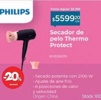 Farmacity Secador de pelo philips bhd350/10 oferta