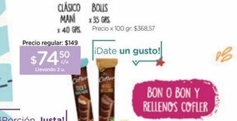 Farmacity Chocolate cofler con avellanas x 35 g oferta