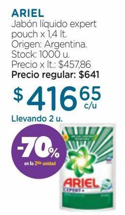 Farmacity Jabón líquido expert pouch x 1,4 lt. oferta