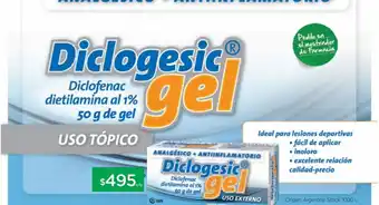 Farmacity Diclofenac gel pomo x 50 g oferta
