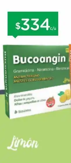 Farmacity Bucoangin caramelos antibioticos limon x 9 oferta