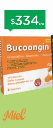 Farmacity Bucoangin caramelos antibioticos miel x 9 oferta