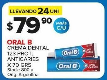Carrefour Maxi Crema dental oral-b x 70g oferta