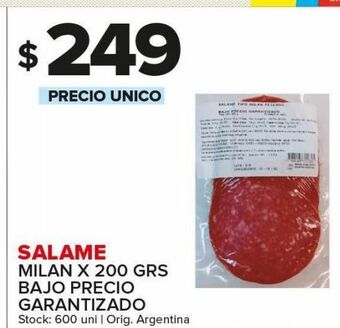 Carrefour Maxi Salame milan x 200g oferta