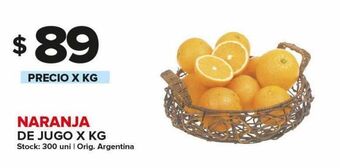 Carrefour Maxi Naranjas para jugo x kg oferta