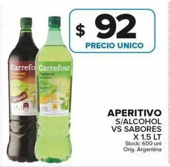Carrefour Maxi Aperitivos carrefour x 1.5l oferta