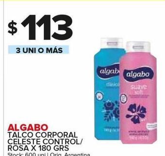 Carrefour Maxi Talco corporal algabo x 180g oferta