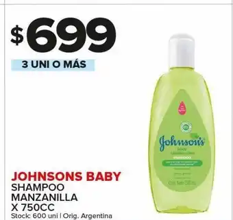 Carrefour Maxi Shampoo manzanilla johnson's x 750cc oferta