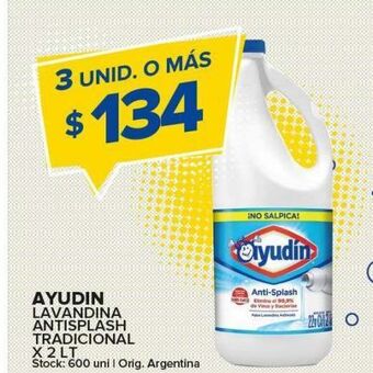 Carrefour Maxi Lavandina ayudin x 2l oferta