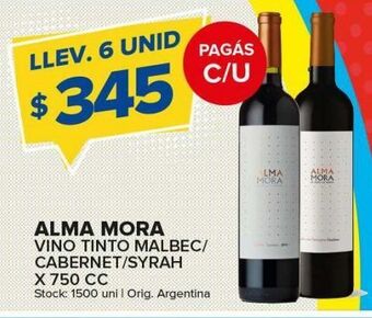 Carrefour Maxi Vino tinto alma mora x 750cc oferta