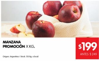 Disco Manzana promoción kg oferta