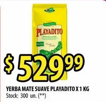 Punto Mayorista Yerba mate suave playadito x 1 kg oferta