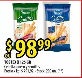 Punto Mayorista Tostex x 125 gr oferta