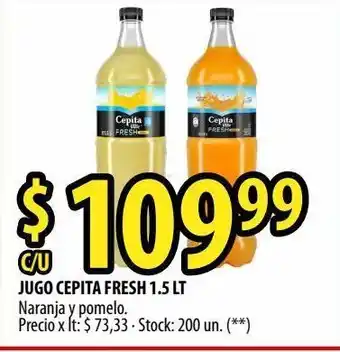 Punto Mayorista Jugo cepita fresh 1.5 lt oferta