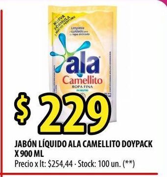Punto Mayorista Jabón líquido ala camellito doypack x 900 ml oferta