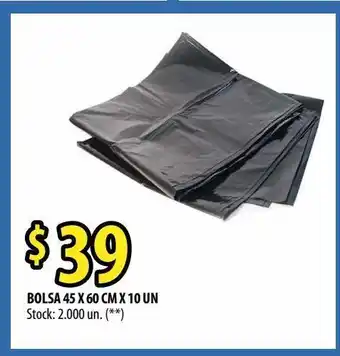 Punto Mayorista Bolsa 45 x 60 cm x 10 un oferta
