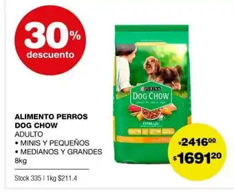 Atomo Conviene Alimento Perros Dog Chow 8kg oferta