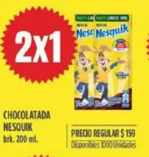 Supermercados Vea Chocolatada Nesquik 200ml oferta