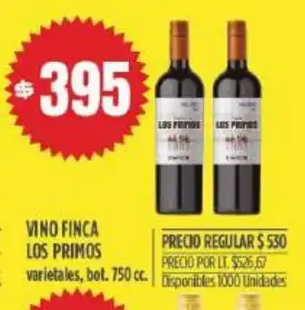 Supermercados Vea Vino Finca Los Primos 750cc oferta