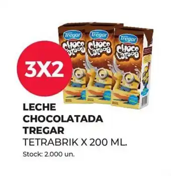 Supermercados Tadicor Tregar Chocolatada Leche Tetrabrik x 200ml oferta