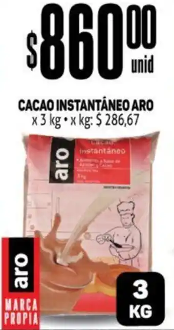 Makro Cacao Instantáneo Aro x 3 kg oferta