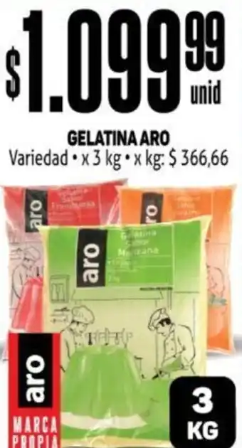 Makro Gelatina Aro Variedad x 3 kg oferta