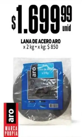 Makro Lana de Acero Aro x 2 kg oferta