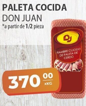 El Milagro Mayorista Don Juan Paleta Cocida A Partir de 1/2 Pieza oferta