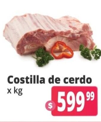 Autoservicio Capo Costilla de Cerdo x kg oferta