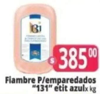 Autoservicio Capo Fiambre P/Emparedados "131" Etit Azul x kg oferta