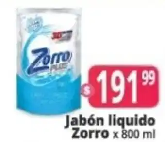 Autoservicio Capo Zorro Jabón Liquido x 800 ml oferta
