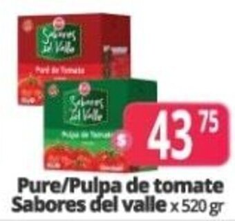 Autoservicio Capo Pure / Pulpa de Tomate Sabores del valle x 520 gr oferta