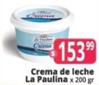 Autoservicio Capo La Paulina Crema de Leche x 200 gr oferta
