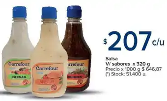 Carrefour Market Carrefour Salsa V/ Sabores x 320 g oferta
