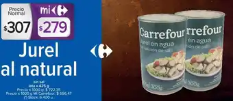 Carrefour Market Carrefour Jurel Al Natural Lata x 425 g oferta