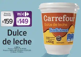 Carrefour Market Carrefour Dulce de Leche x 400 g oferta