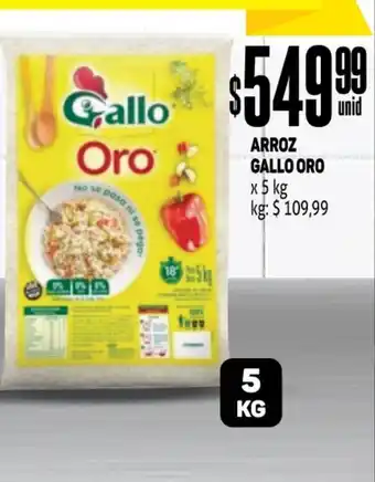 Makro Gallo Oro Arroz x 5kg oferta