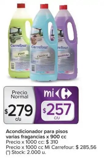 Carrefour Market Carrefour Acondicionador Para Pisos Varias Fragancias x 900 cc oferta