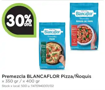 Jumbo Blancaflor Premezcla Pizza/Ñoquis x 350gr / x 400gr, 30% de descuento oferta
