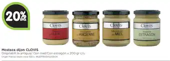 Jumbo Clovis Mostaza dijon x 200gr c/u, 20% de descuento oferta