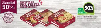 Jumbo Sibarita Pizza Mozzarella, 50% de descuento oferta