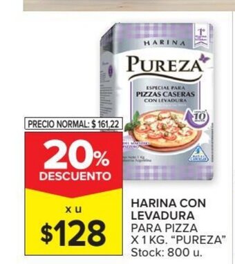 Pureza Harina Con Levadura Para Pizza x 1 kg