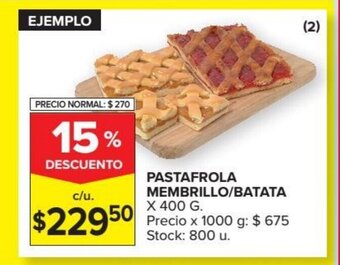 Pastafrola Membrillo/Batata x 400g